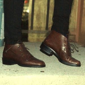 Vintage Leather Booties
